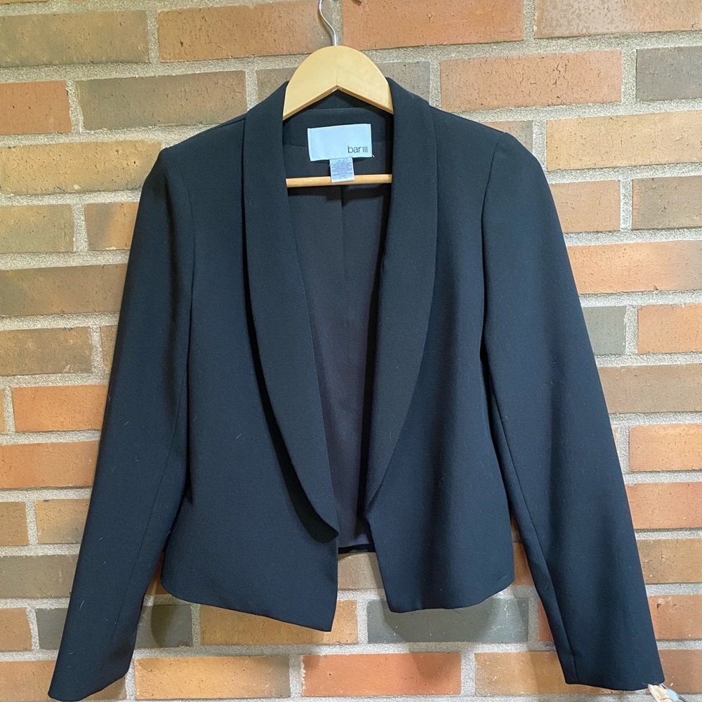 Nordstrom Bar III black bolero blazer like new!